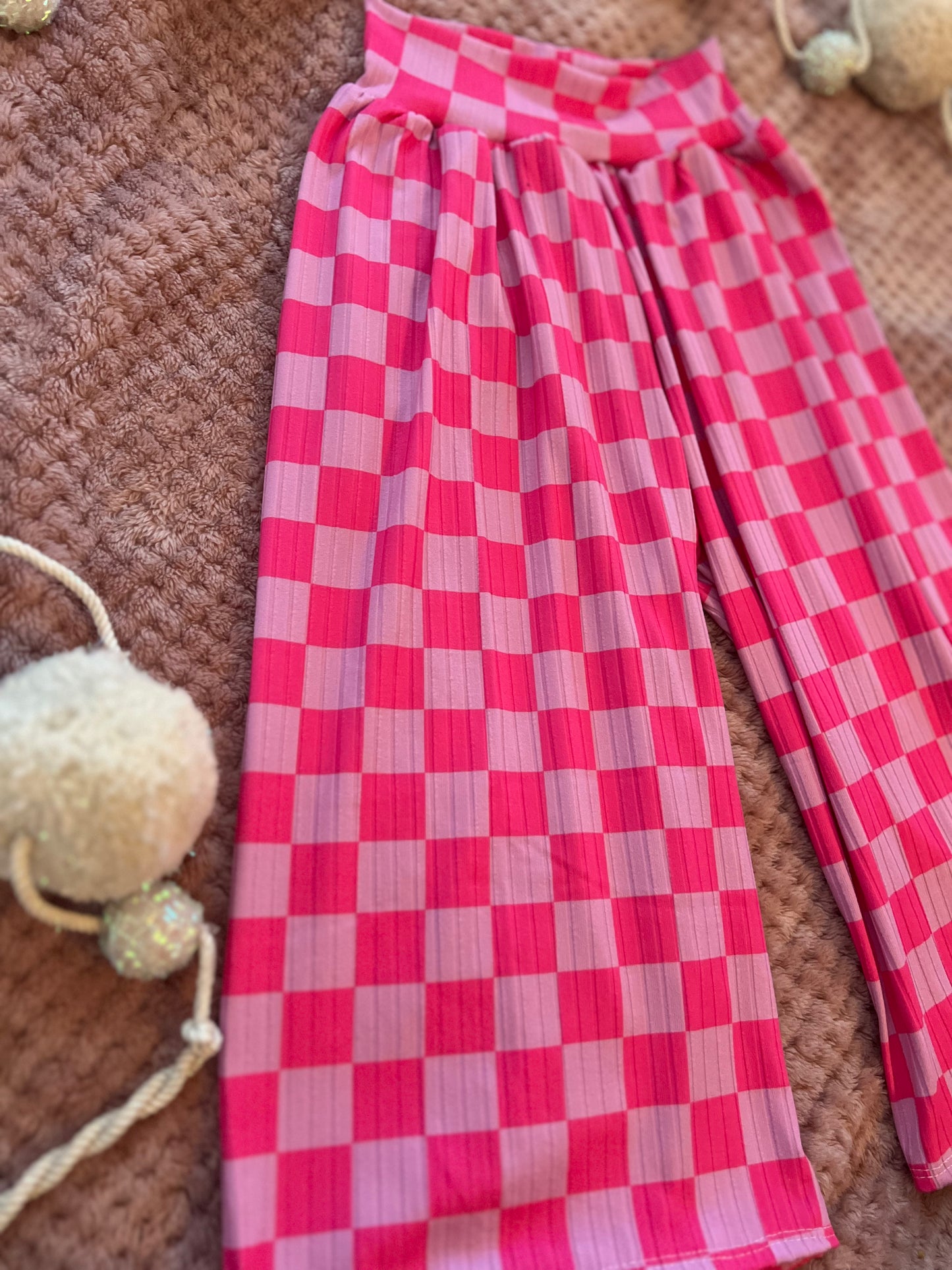 Checkered Flow Pants