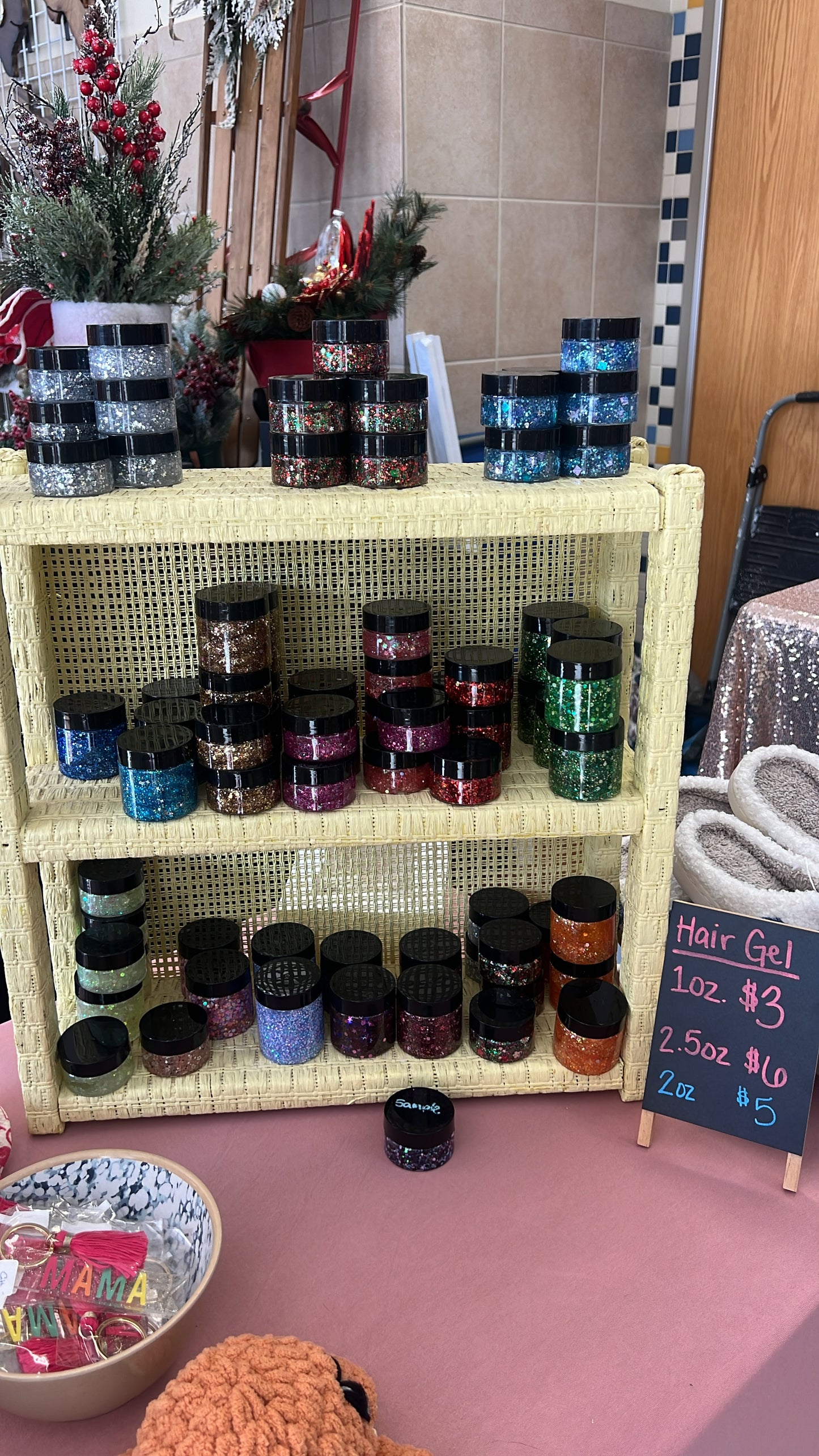 Hair glitter! Different color options