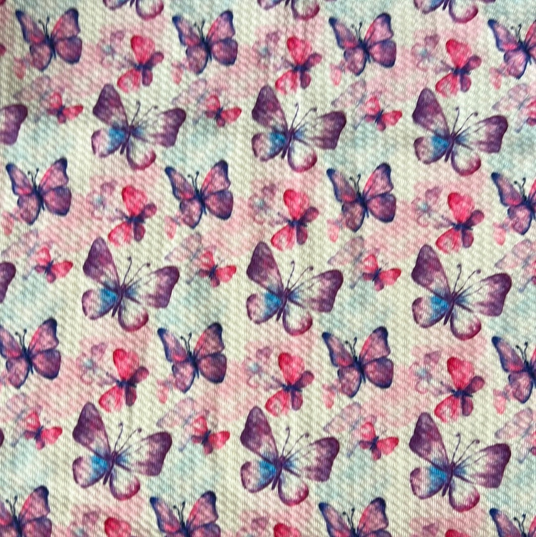 Pink and purple butterflies