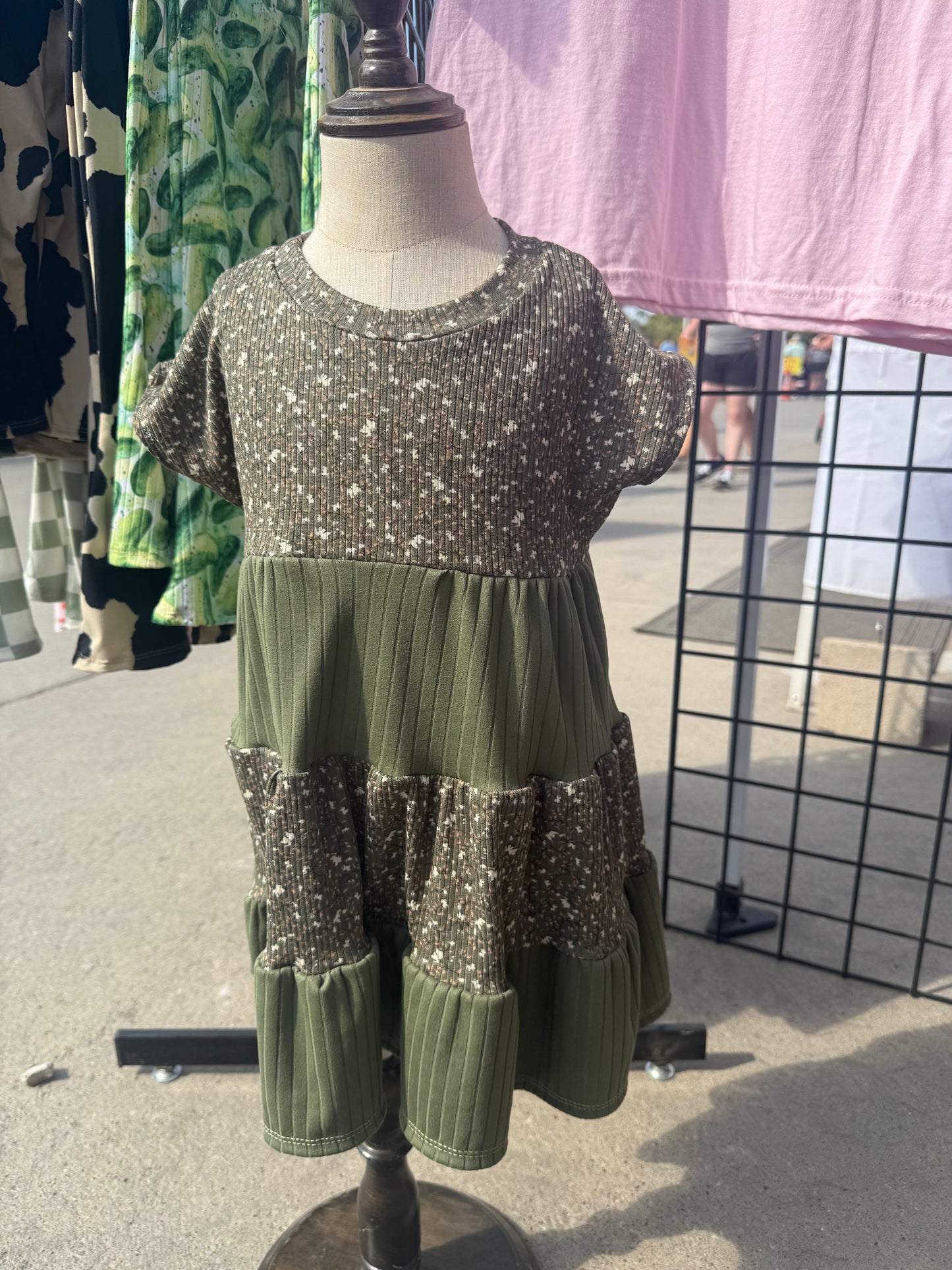 Layered Flowered Dress