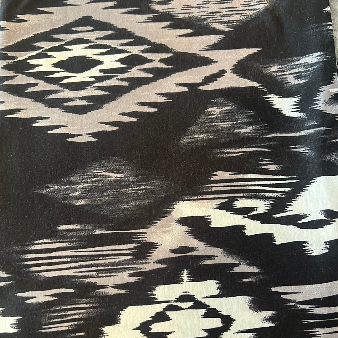Black and white Aztec