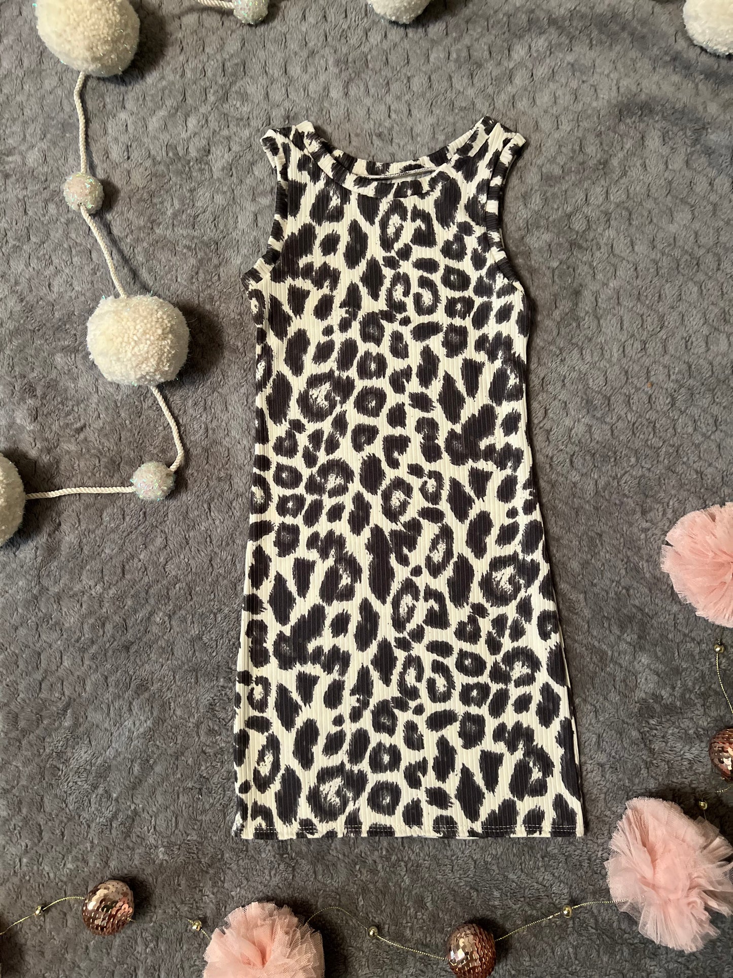 Cheetah tank top dress