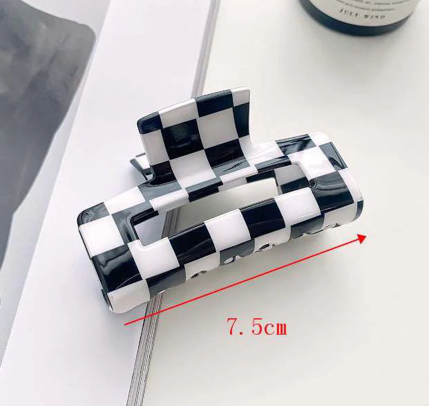 Checkered Claw Clips