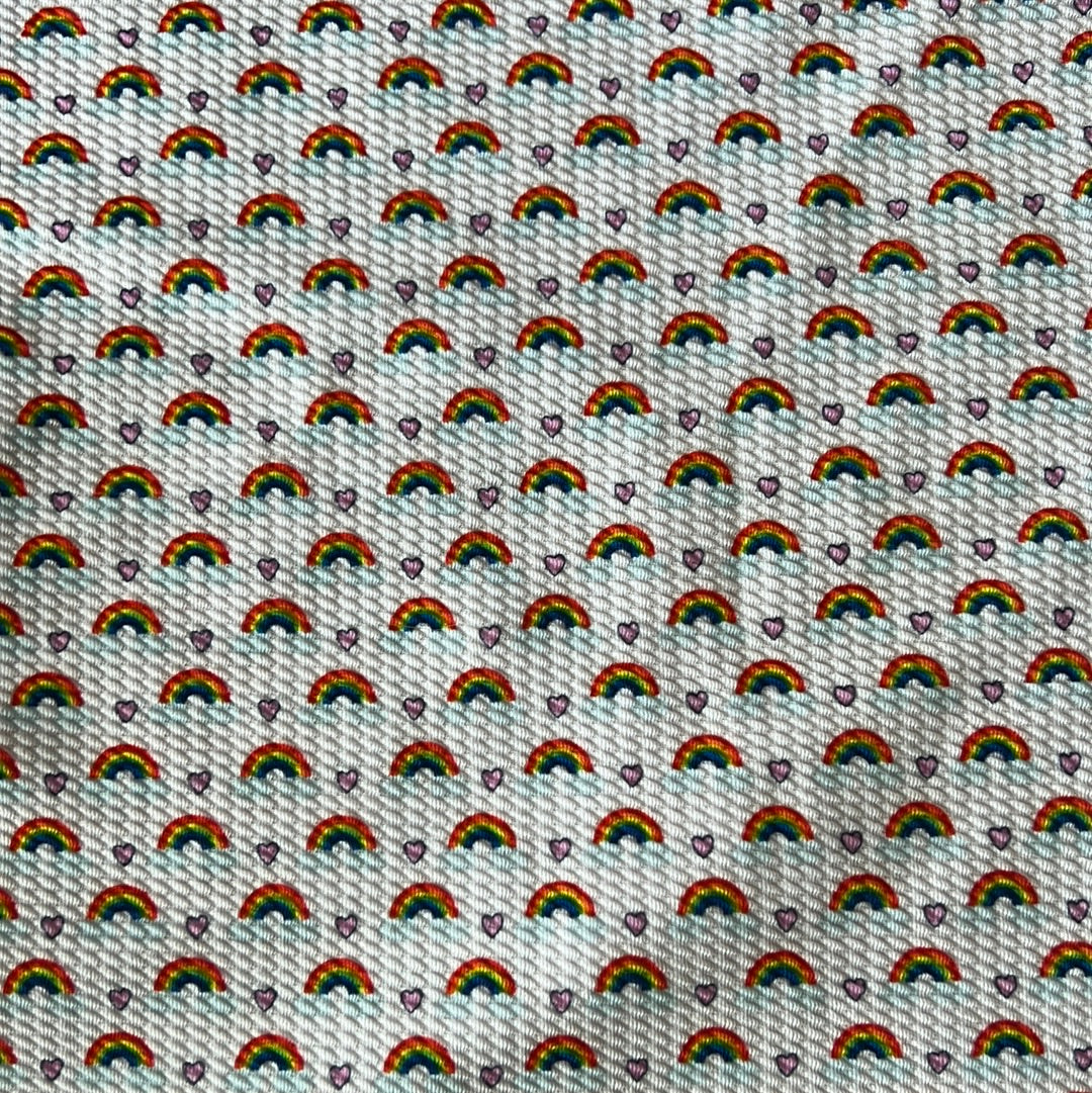 Rainbow and hearts