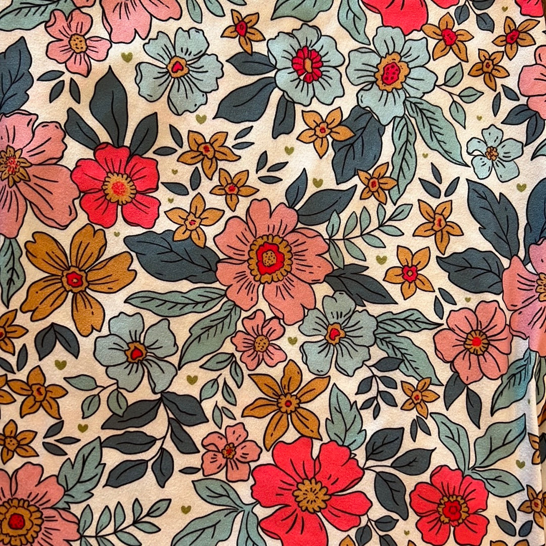 Bright colored flowers