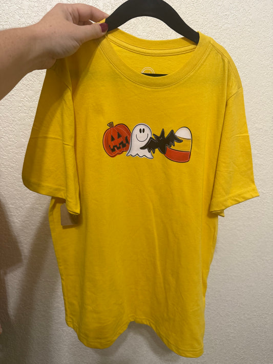 Yellow Candy Corn Shirt YL