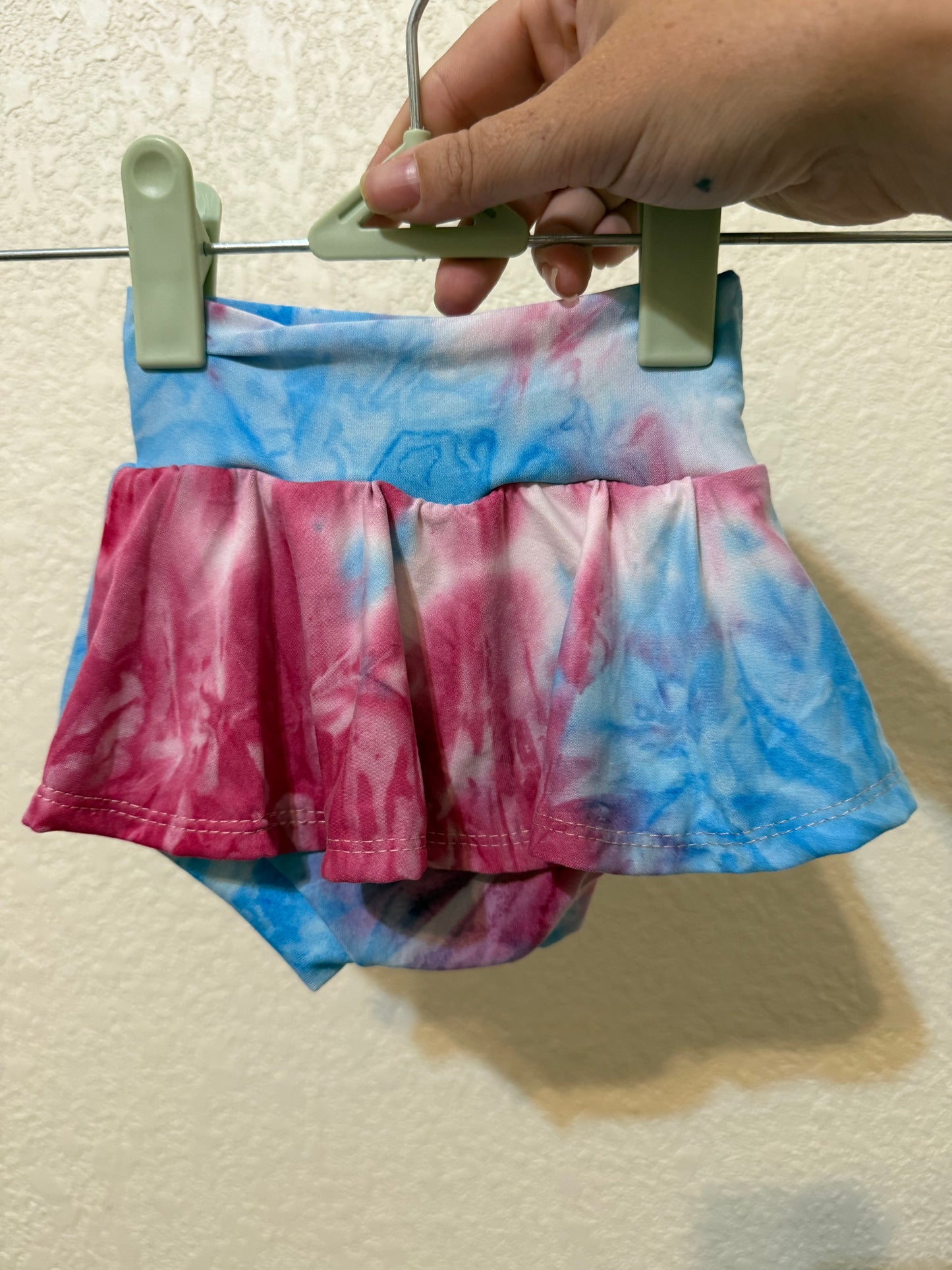 Tie dye skirted bummies