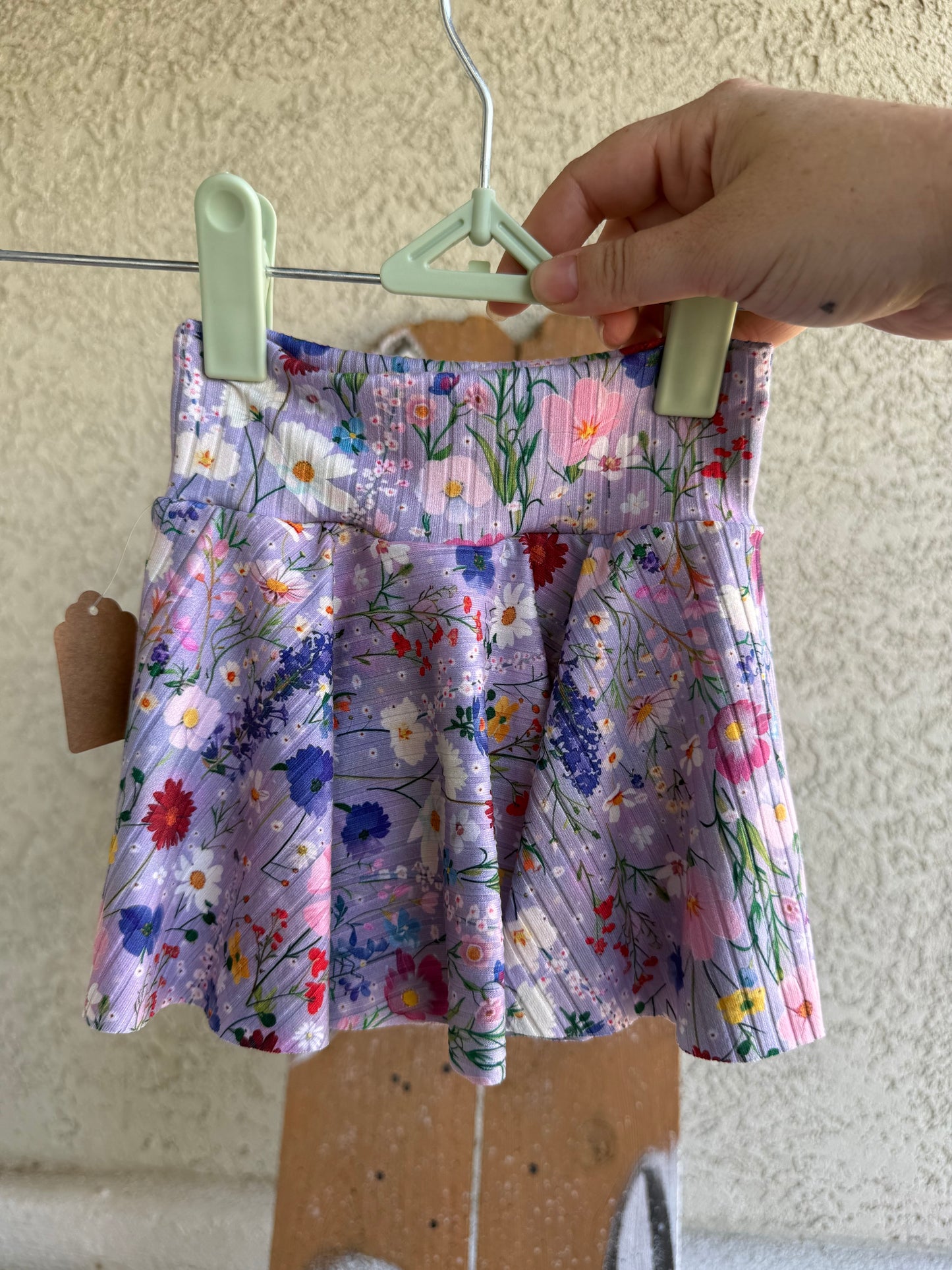 Wild flower skirted bummies
