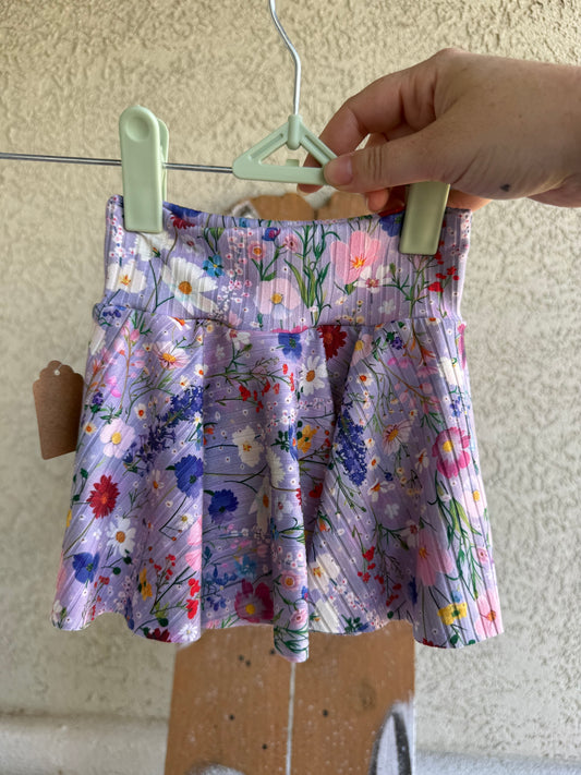 Wild flower skirted bummies