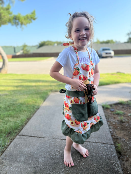 Peach Apron