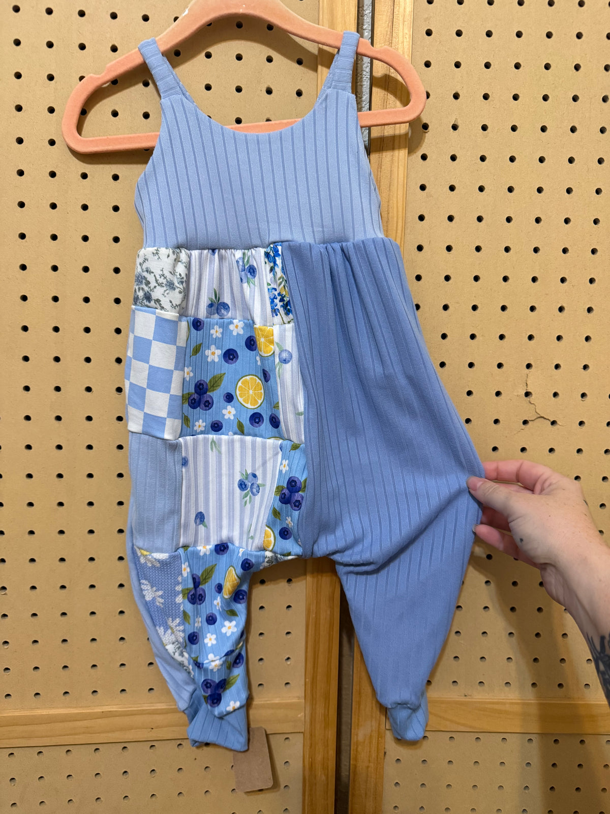 Blueberry Split Patchwork Napa