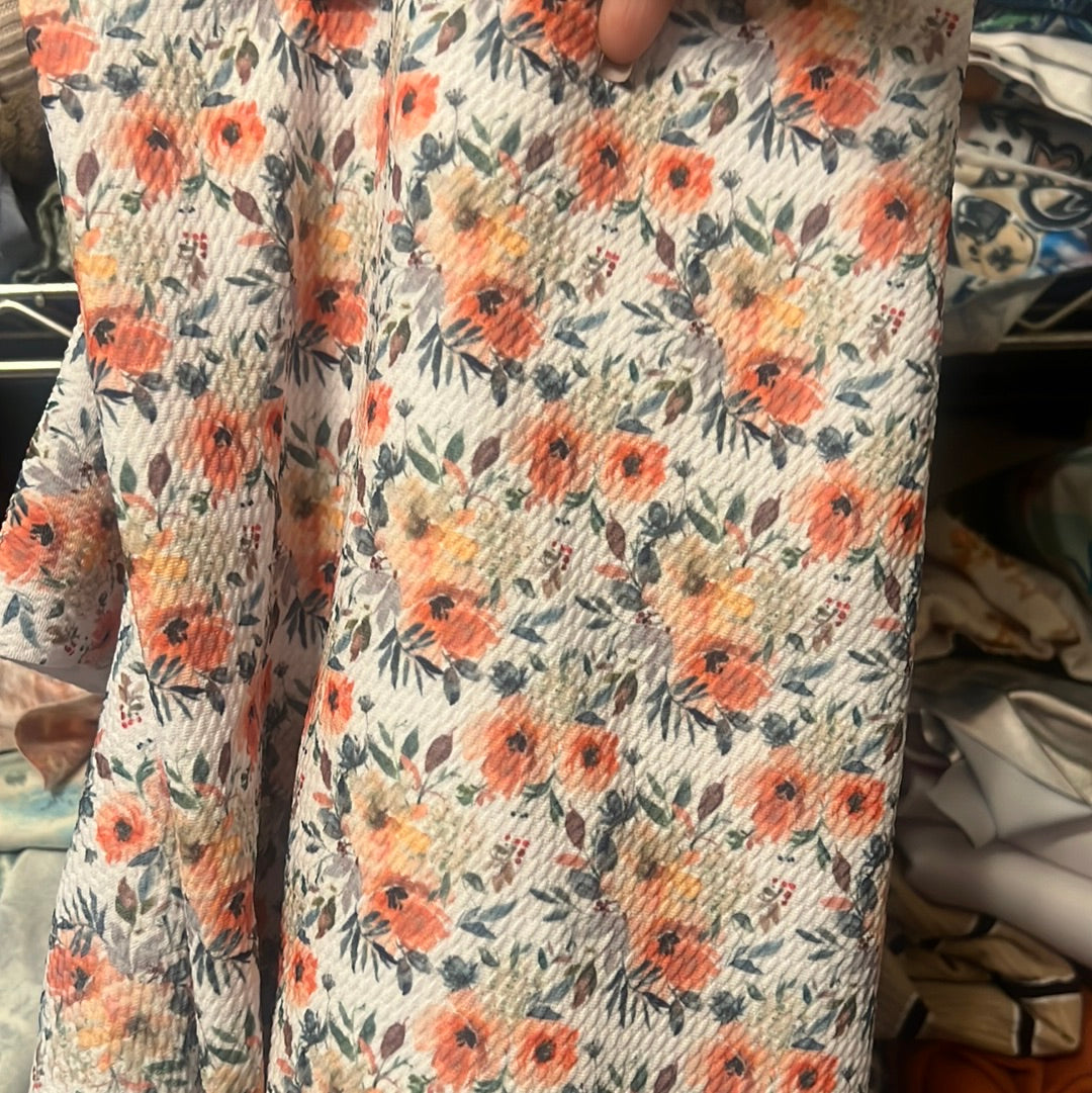 Peachy florals