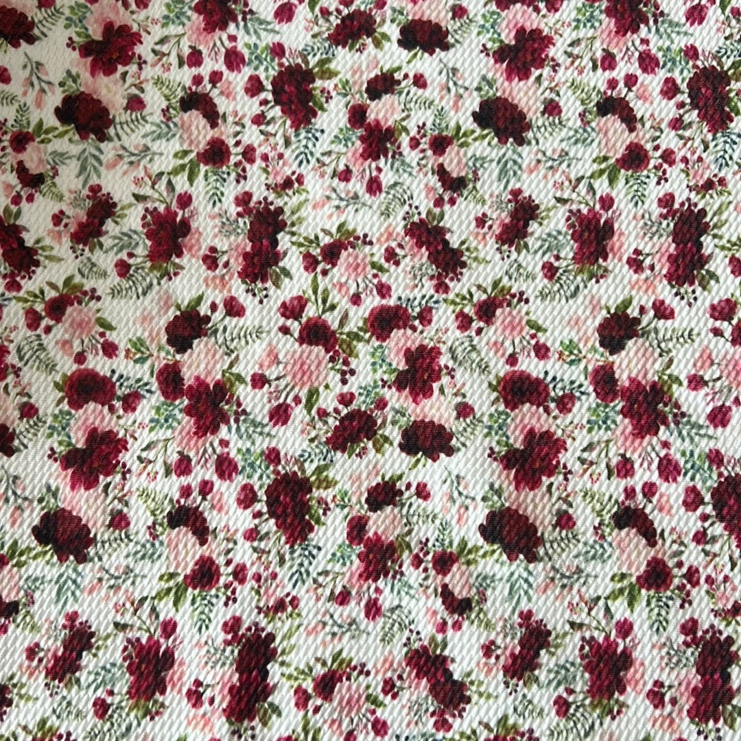 Maroon flowers