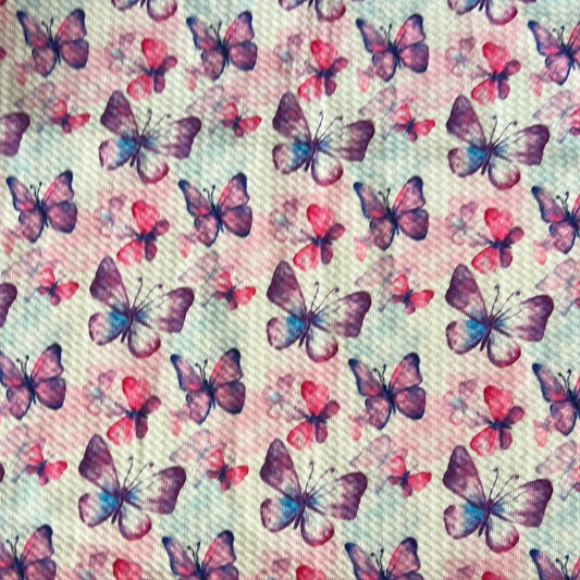 Pink and purple butterflies