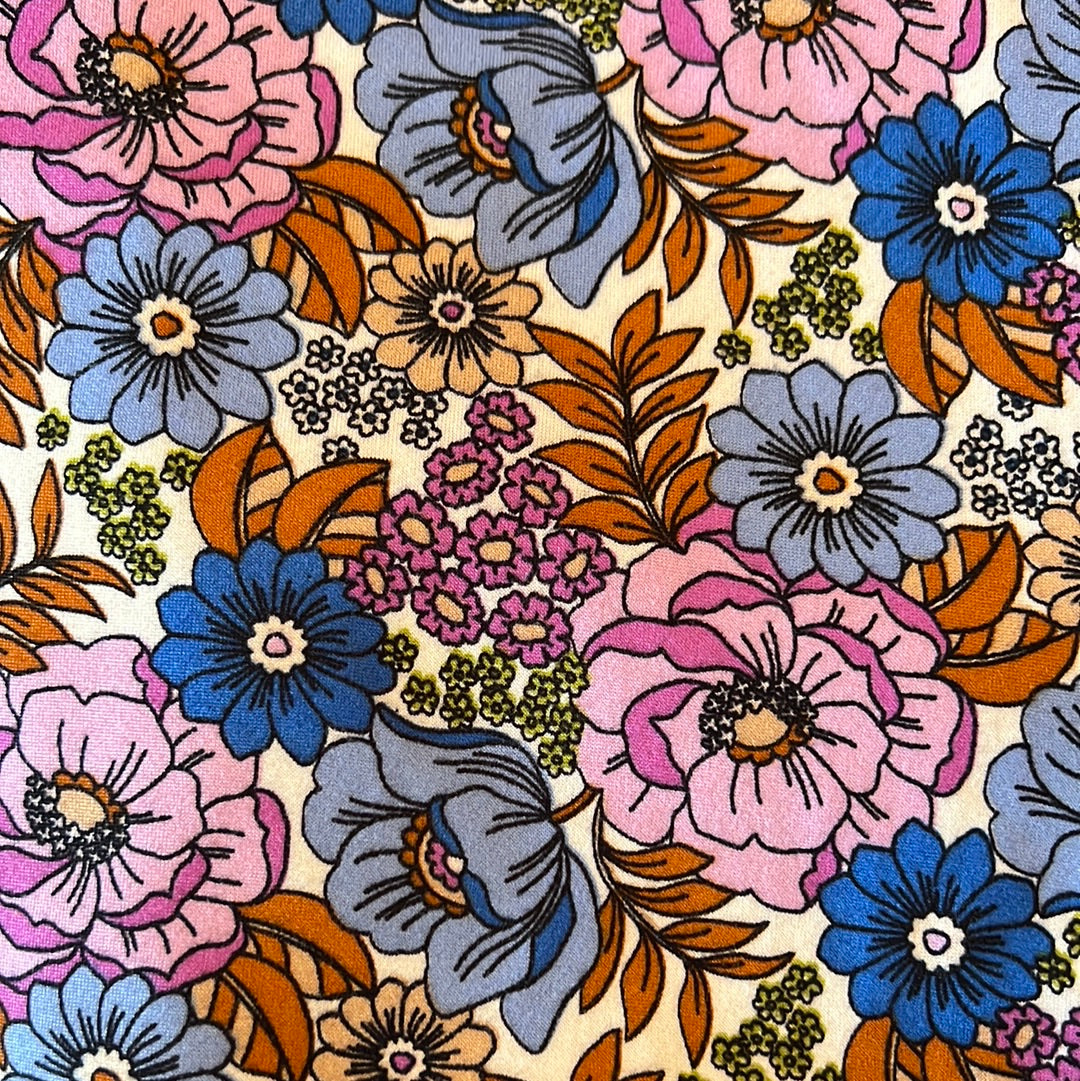 Purple and blue flowers