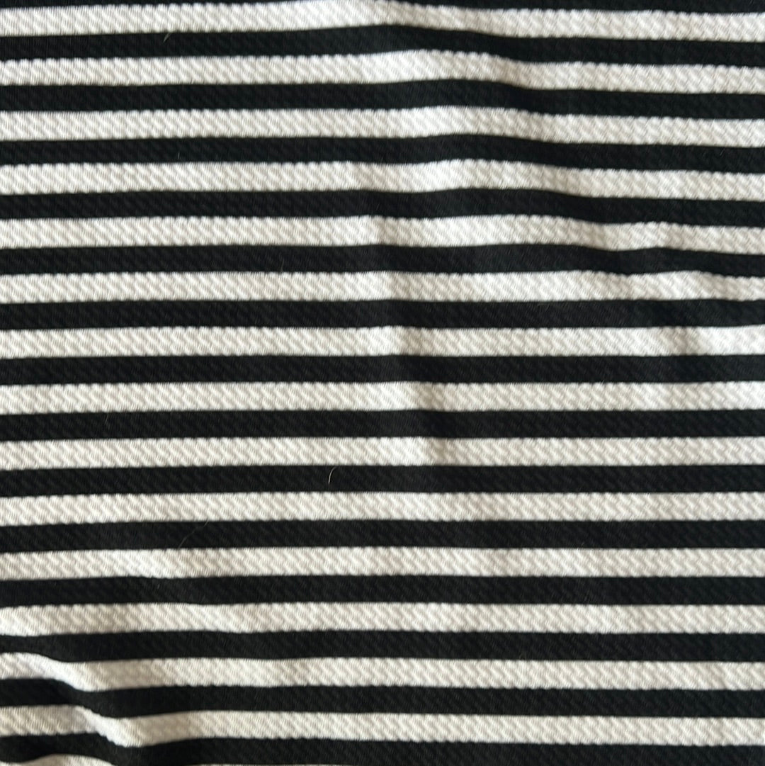 Black and white stripes