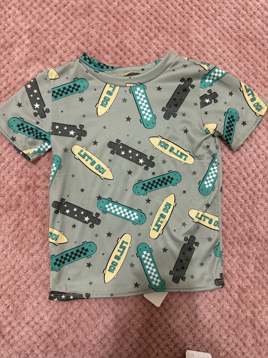 Skate board tee