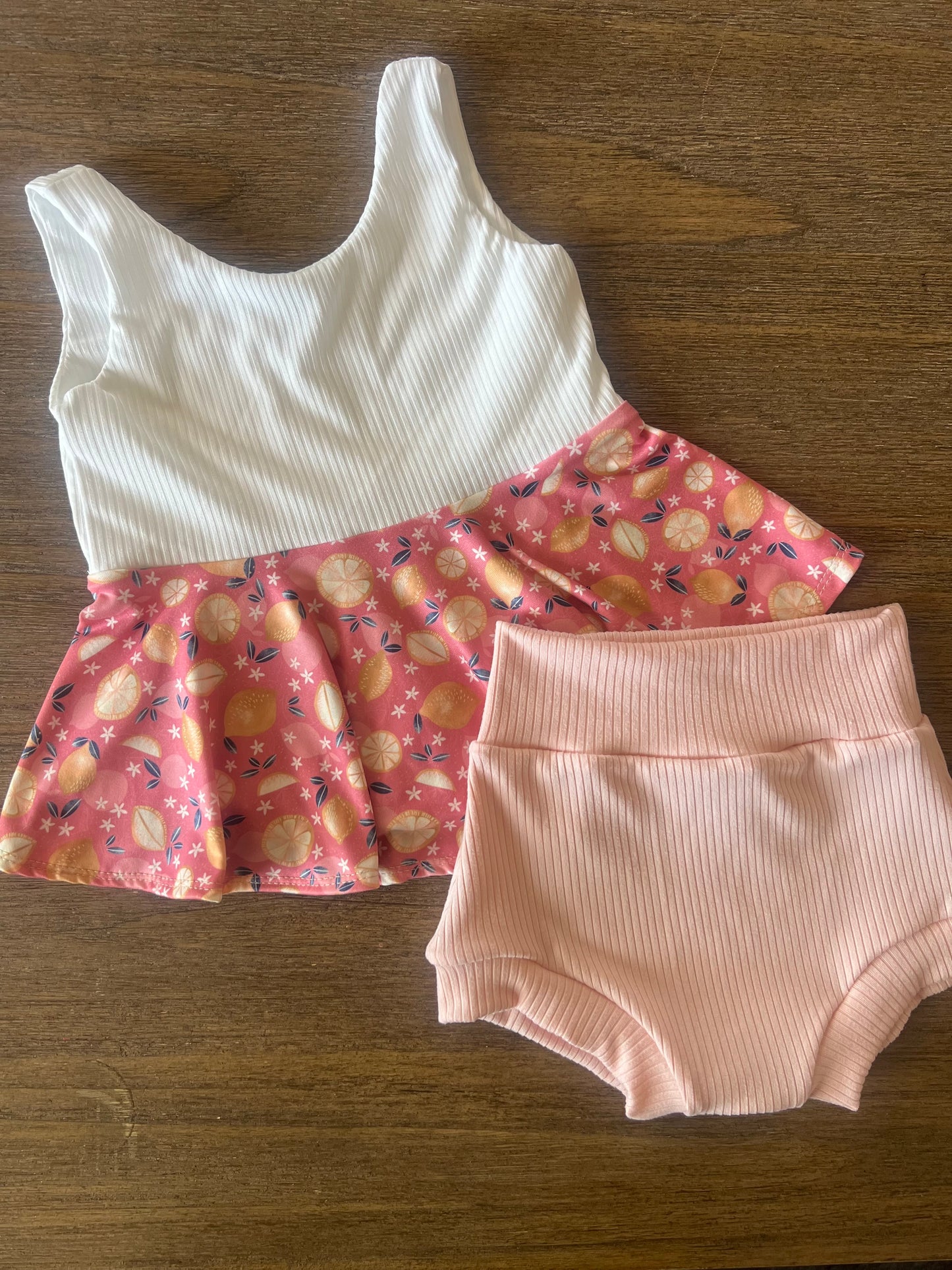 Pink and yellow lemons