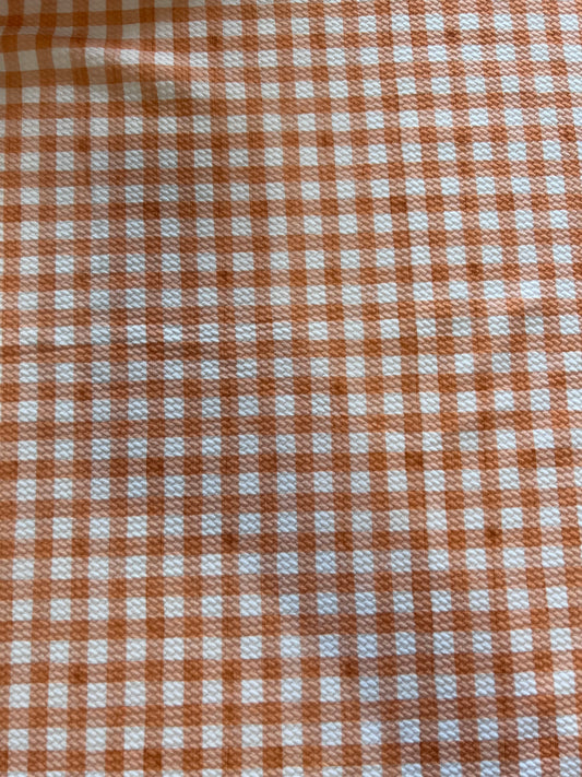 Orange plaid