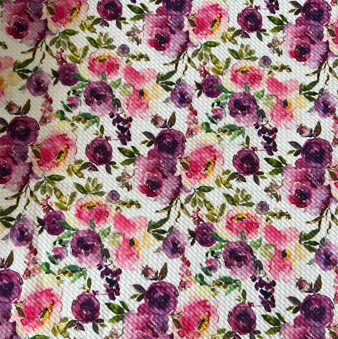 Larger purple flowers