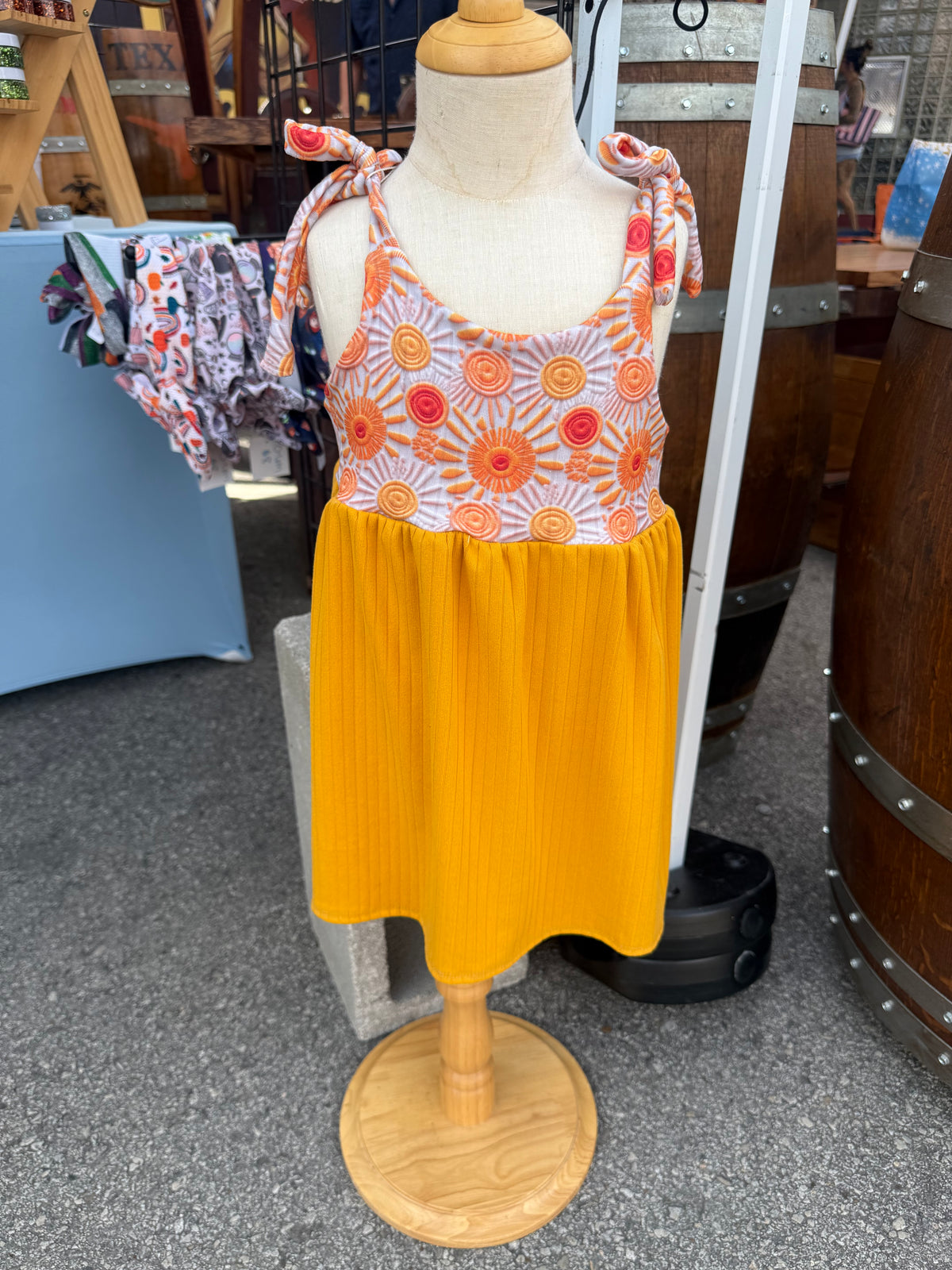 Sun tie strap dress