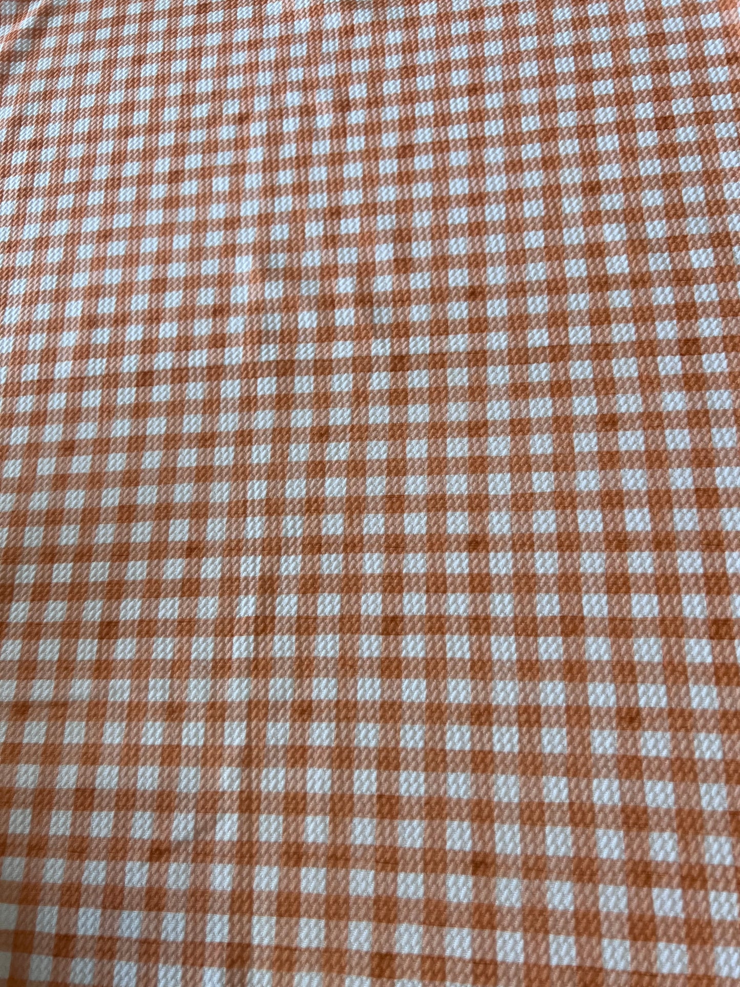 Orange plaid
