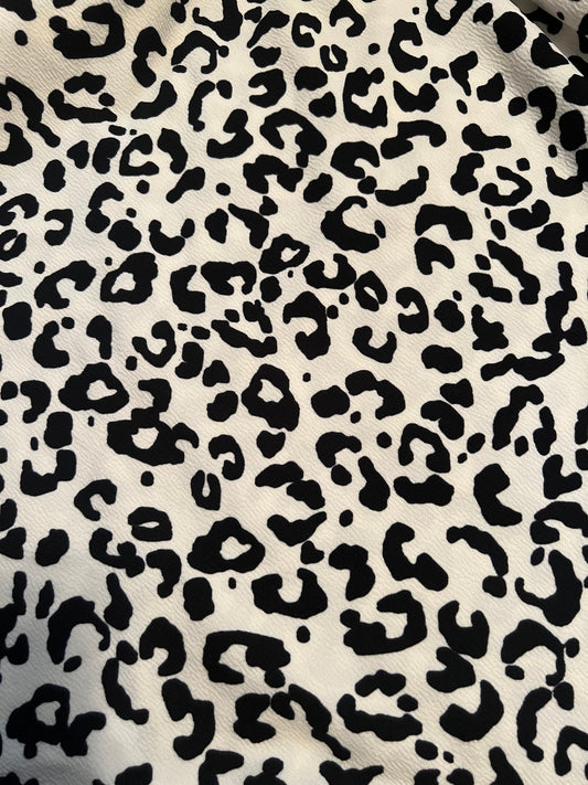 Black and White Cheetah Print